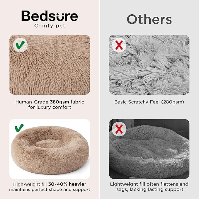 Bedsure Calming Dog Bed for Large Dogs - Image 5