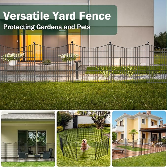 8 Panels Decorative Garden Fence - Image 6