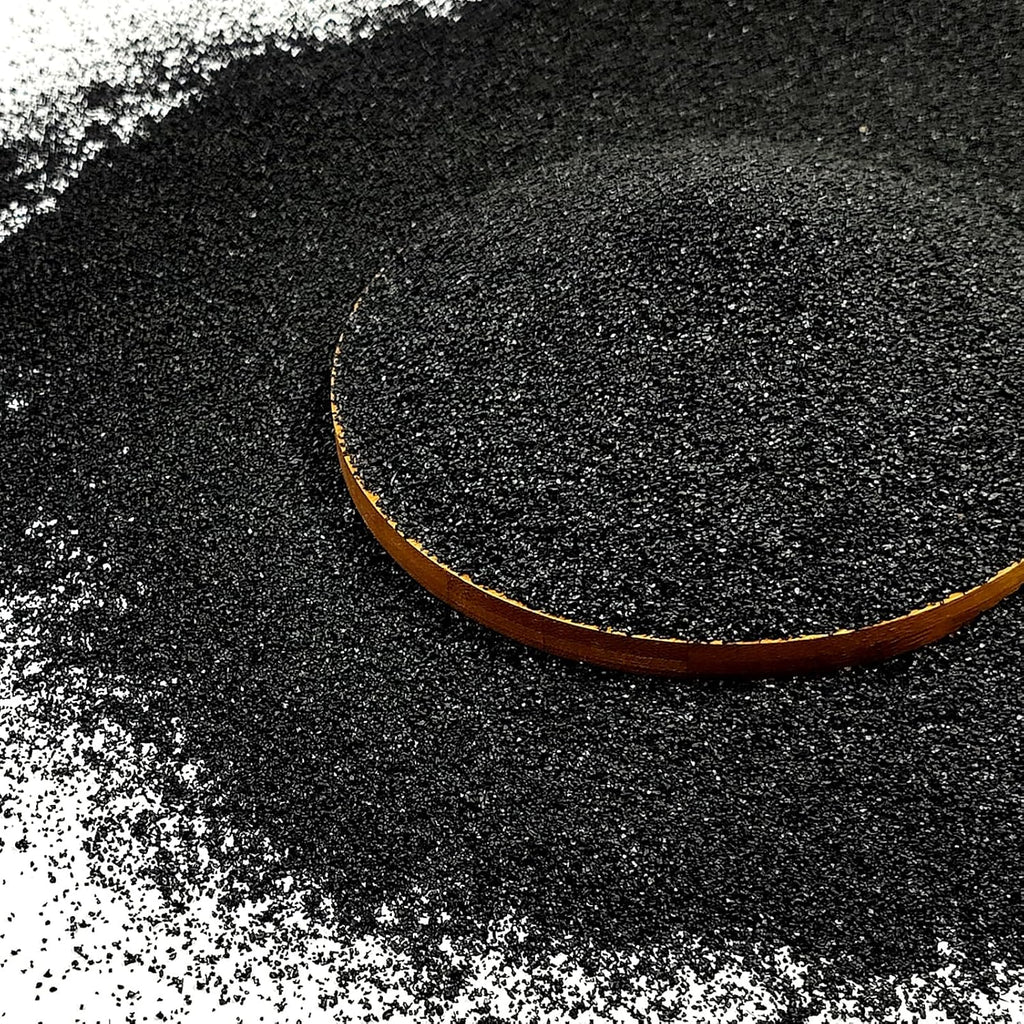 20 lbs Black Silica Sand. Decorative Aquarium Gravel Substrate for Fish Tank, Plants Potted, Fire Pits, Candle, Vase Filler and Crafts