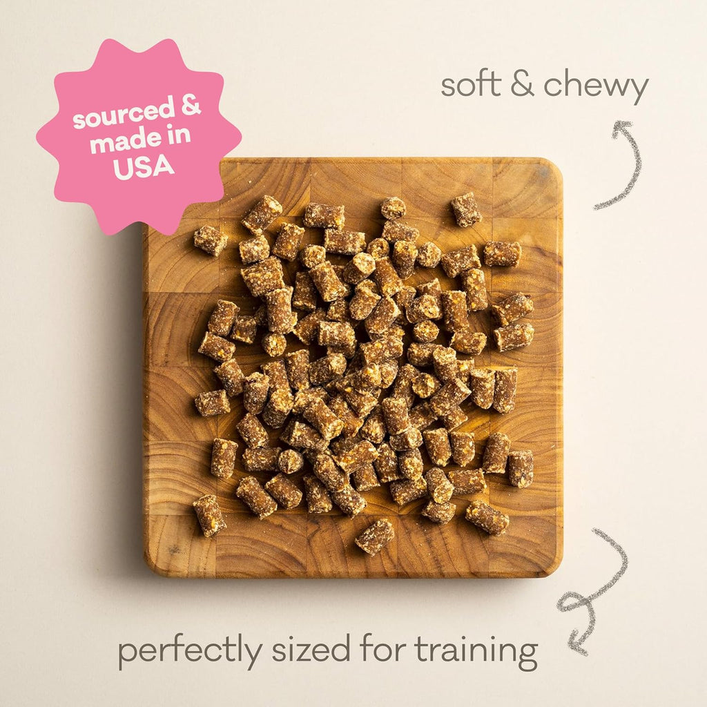 Polkadog Wonder Nuggets – Soft & Chewy Dog Treats with Turkey & Cranberry – Healthy, Limited Ingredient Training Treats for All Dog Breeds and Ages – Natural, Made in USA – 10 oz