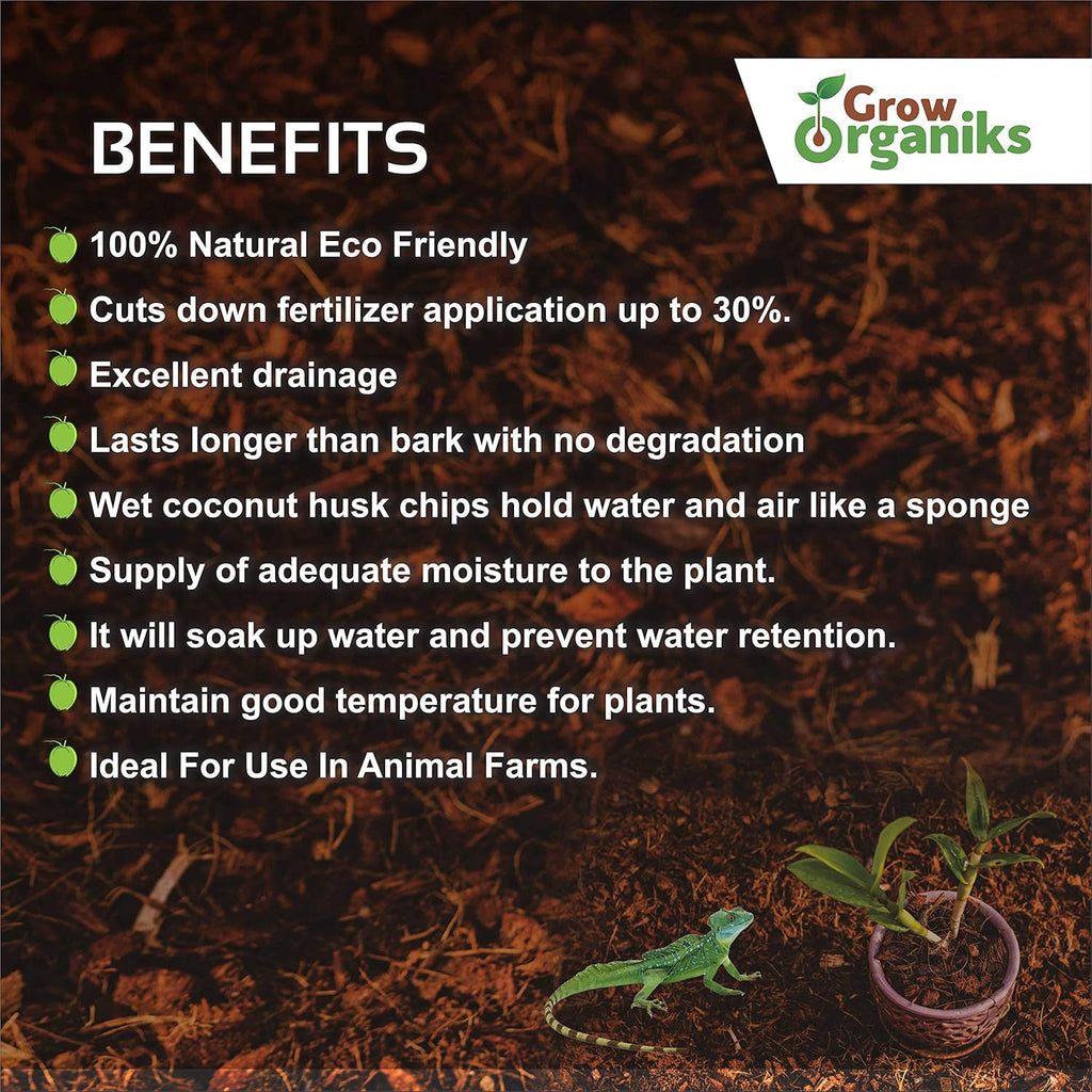 72 Quart Reptile Substrate Coconut Chip Bedding Compressed Organic Coco Husk Block for Snake Habitat, Ball Python Terrarium, Turtle Tanks, Tortoise Enclosure, Potting Soil Mix for Greenhouse