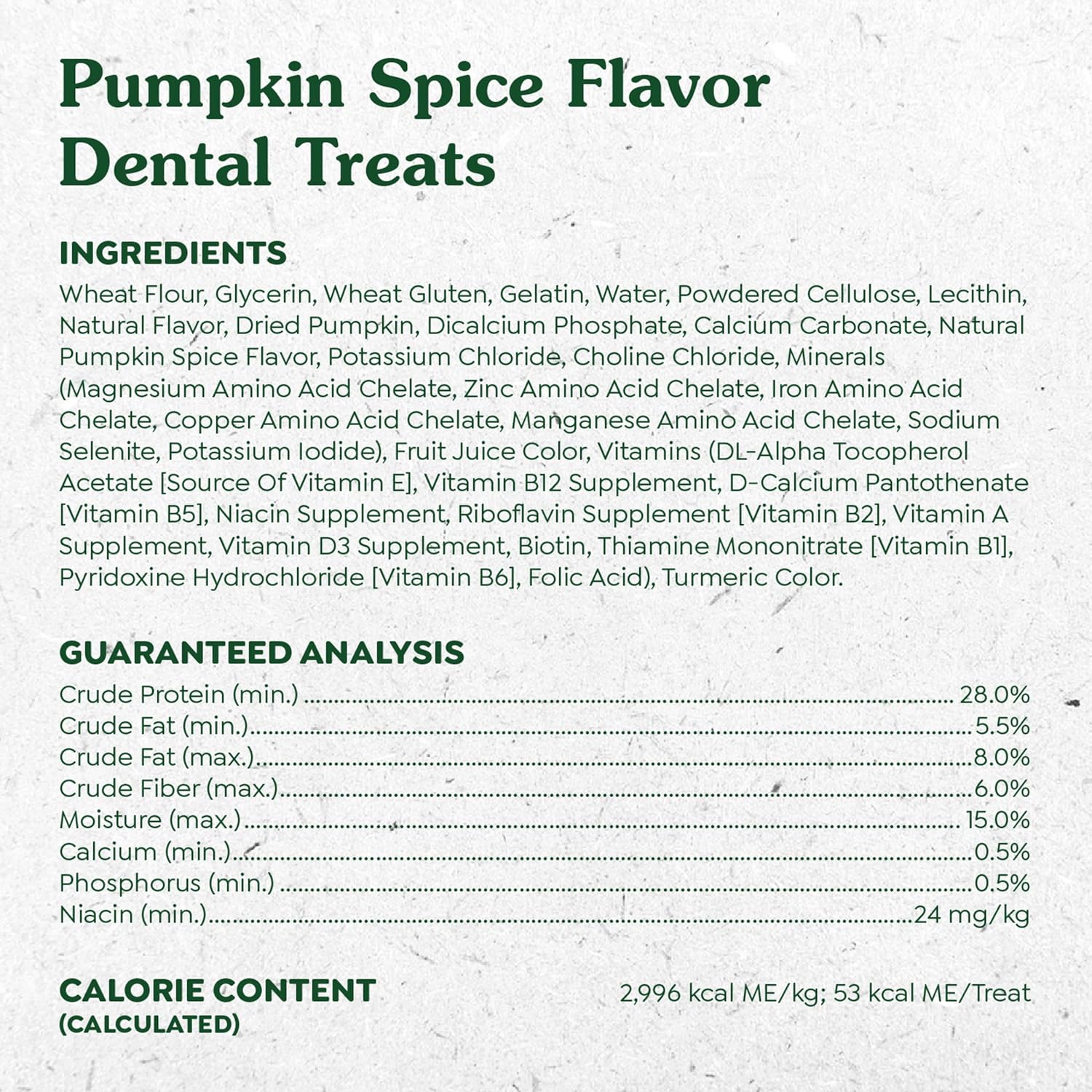 Greenies Petite Dental Dog Treats, Pumpkin Spice Flavor, Limited Edition, 12 oz. Pack (20 Treats)