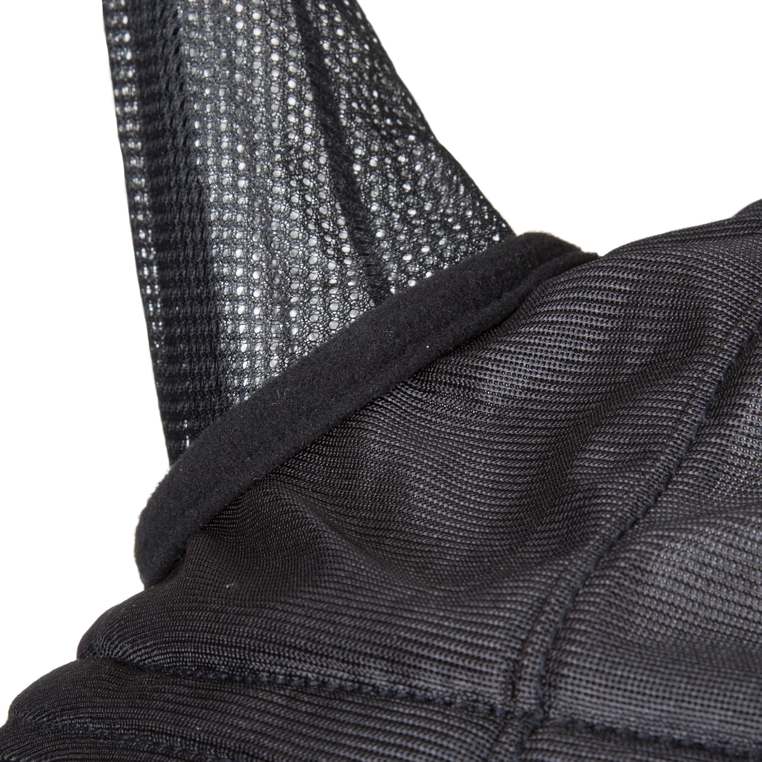 Harrison Howard CareMaster Horse Fly Mask Half Face with Ears Black Medium Cob