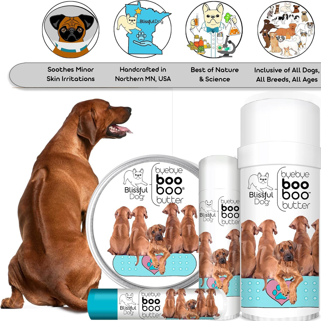 The Blissful Dog 8 oz TIN Rhodesian Ridgeback Booboo Butter