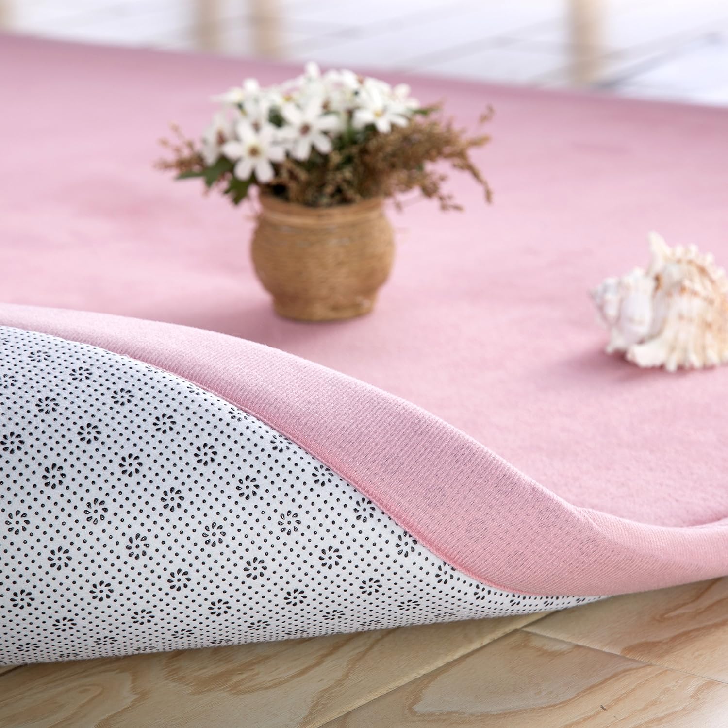 V-mix Children Play Mat, Handmade Weaving Plush Foam Play Crawling Rugs for Baby, Toddler, and Children Play Blanket, Yoga Mat, Exercise Mat-Cushy- Soft & Thick Hypoallergenic, Non-Toxic, Reversible