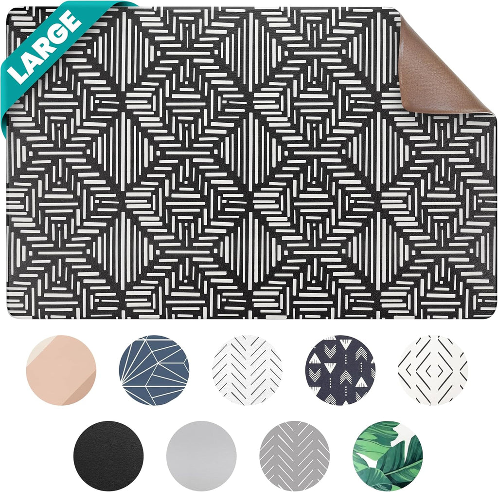 NALALAS Large Dog Mat for Food and Water, Cat Feeding Mat | Large Waterproof Dog Bowl Mat | Non-Slip Pet Food Mat for Floors | Pet Mats for Food and Water | Easy to Clean