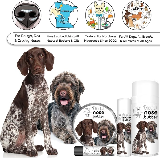 The Blissful Dog German Shorthaired Pointer Unscented Nose Butter - Image 3