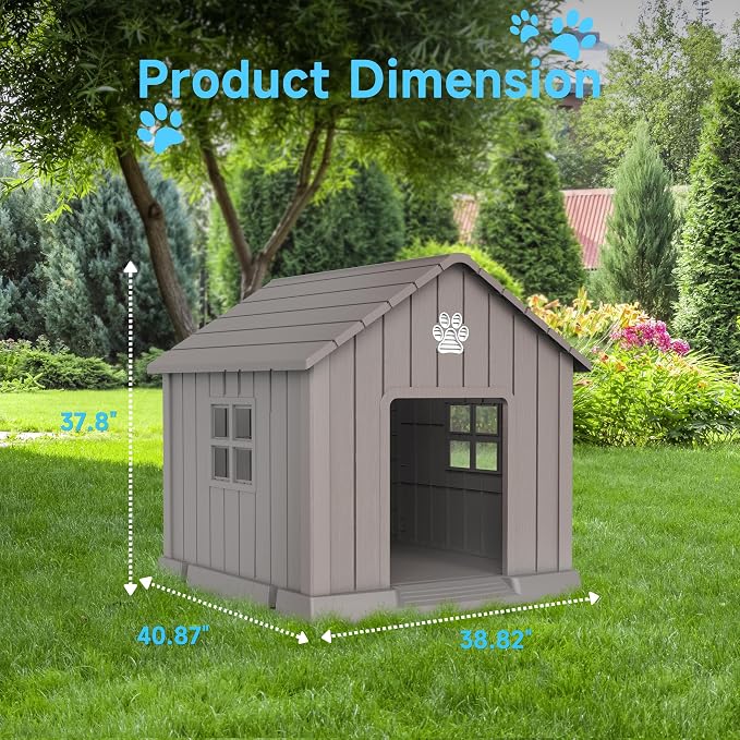 DRATO Dog House Indoor Outdoor for Small to Large Sized Dogs Indoor Outdoor - Image 4