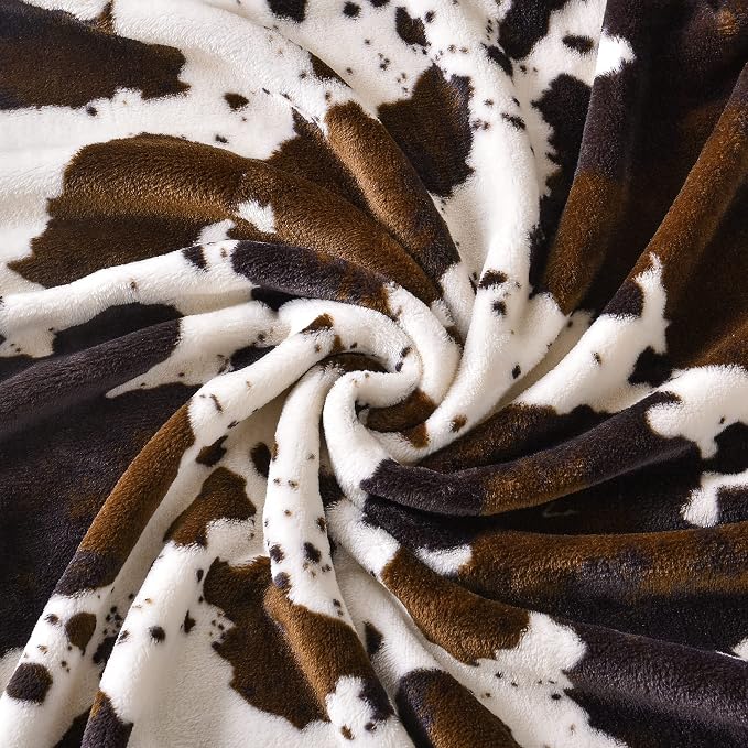 Bnuitland Cow Print Throw Blanket - Image 5