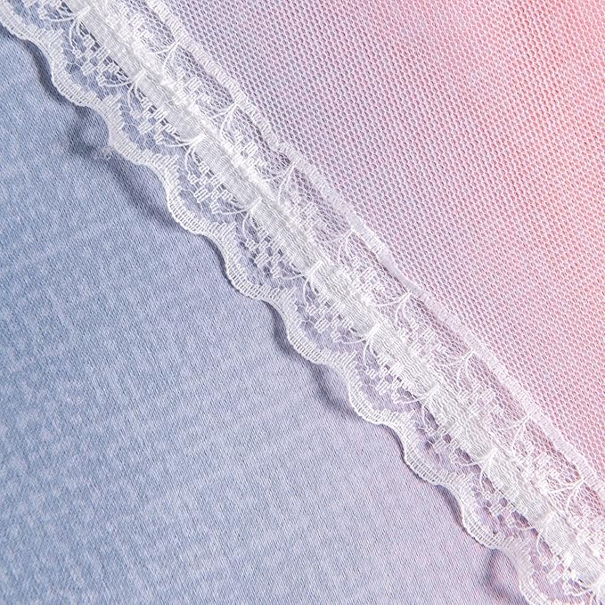 XiDi Ombre Blackout Curtains for Girls Bedroom Kids Room Unicorn Princess Theme Home Decor 72 inches Length Grey/Pink/Purple, W34 X L72 2 Panels