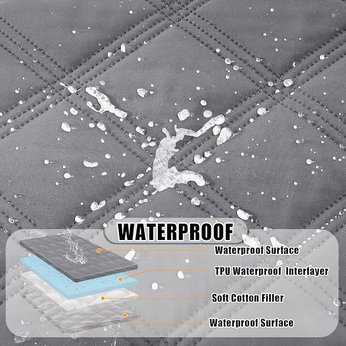 Smiry Waterproof Dog Bed Cover Blanket 30x53, Soft Reversible Pet Blanket - Image 2