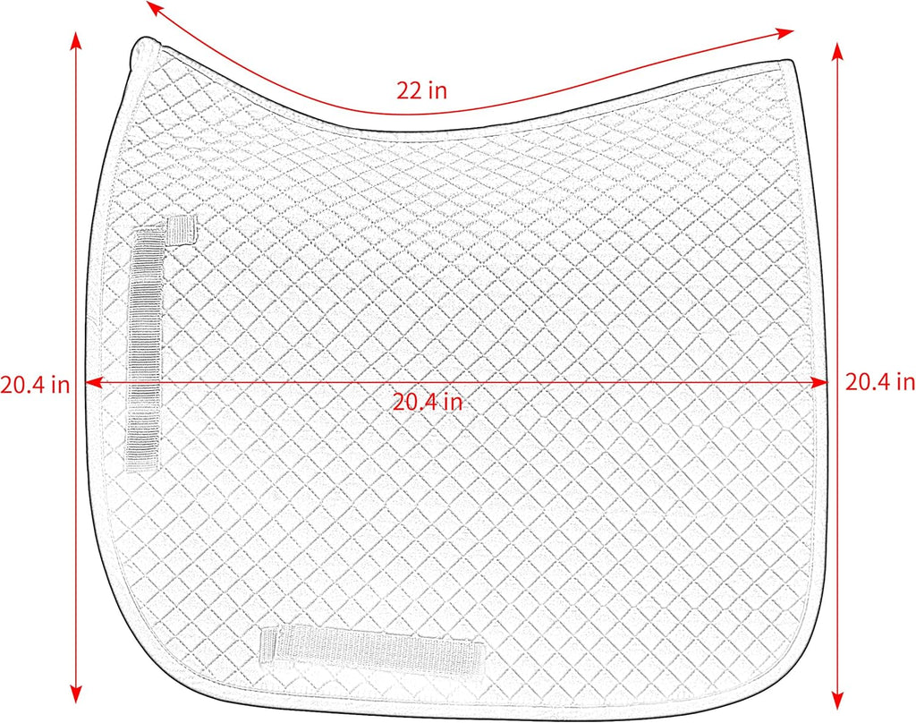 Horse Basic Dressage Saddle Pad