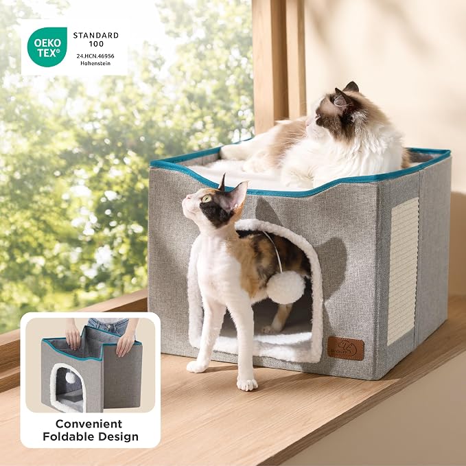 Bedsure Cat Beds for Indoor Cats - Image 4