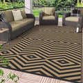 GENIMO Outdoor Rug for Patio Clearance, Lightweight Waterproof Modern RV by GENIMO