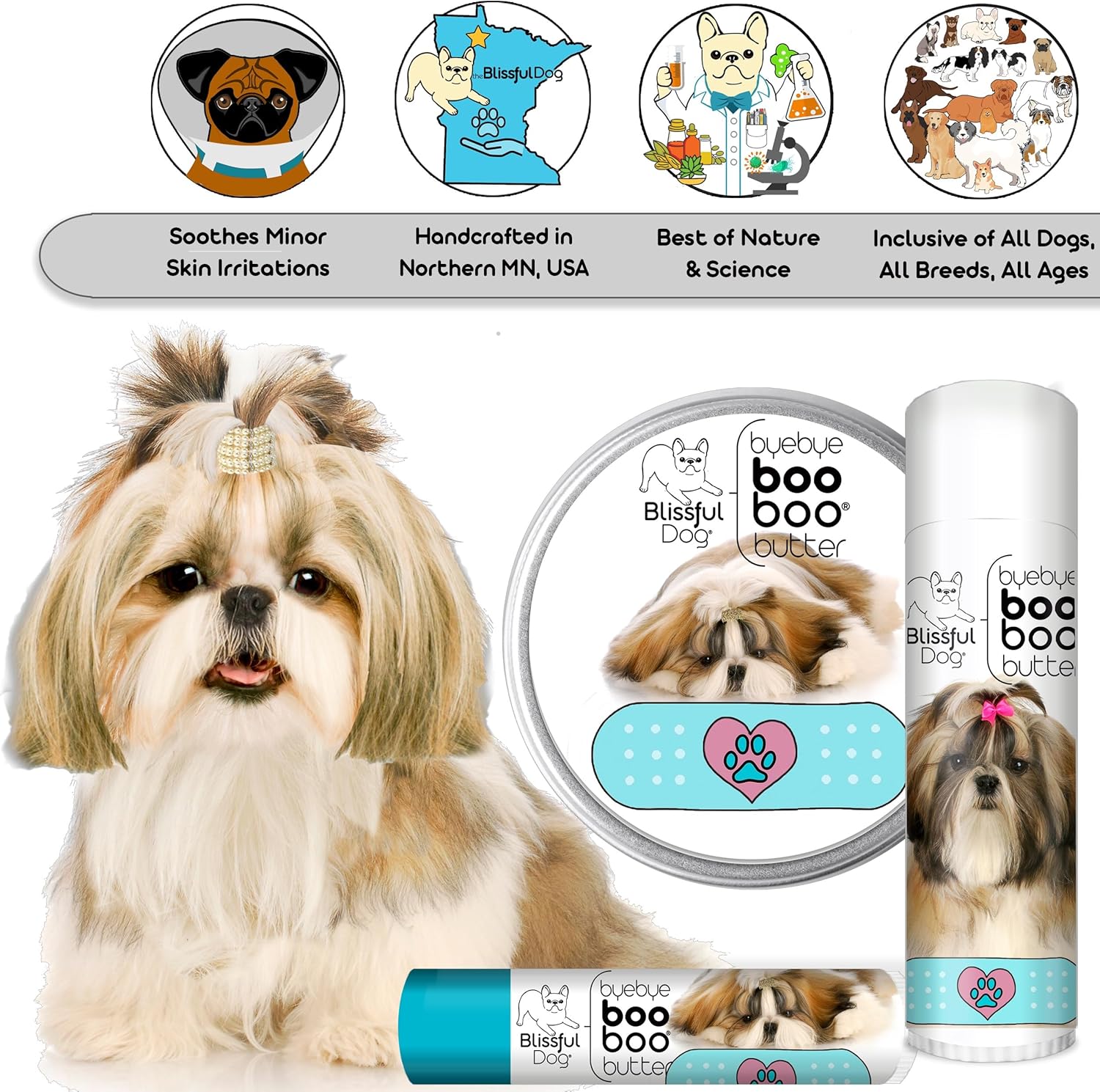 The Blissful Dog Shih Tzu Boo Butter, 1 oz