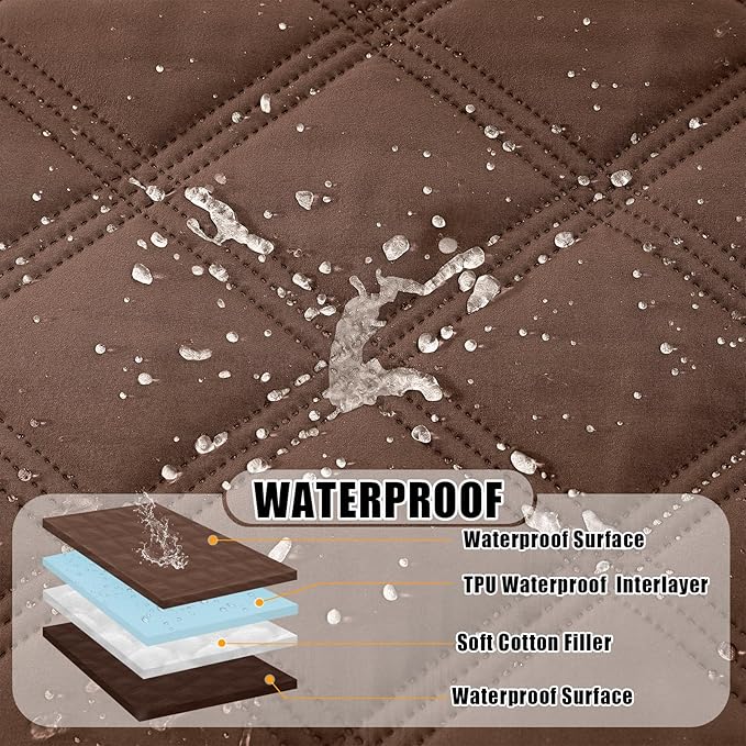 Smiry Waterproof Dog Bed Cover Blanket 40x50, Soft Reversible Pet Blanket - Image 2