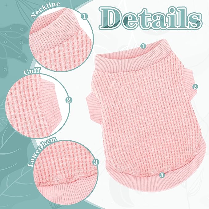 Cozy and Functional Dog Shirts for Small Puppies: Stretchable Blue Attire - Image 6