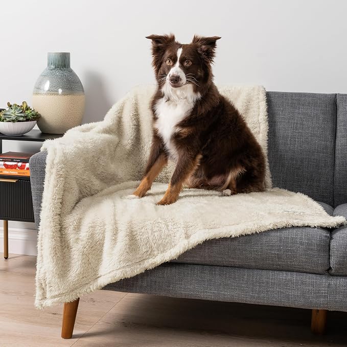 PetAmi Fluffy Waterproof Dog Blanket - Image 6