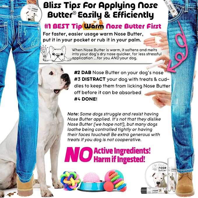 The Blissful Dog Dogo Argentino Unscented Nose Butter - Image 4