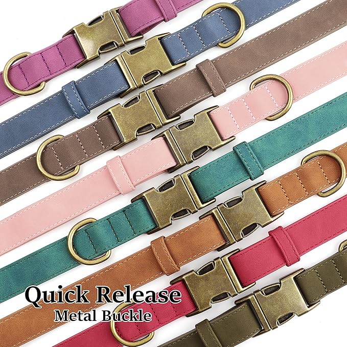 Didog Soft Leather Dog Collar, Durable Heavy Duty Dog Collars - Image 7