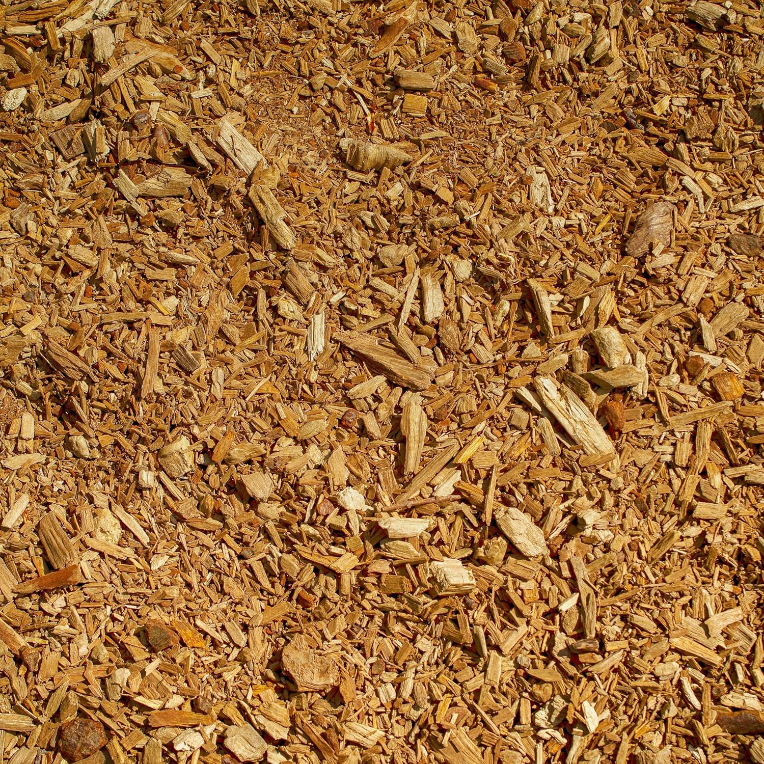 Premium Gold Wood Mulch for Landscaping, Gardens, Lawns, Potting Media, and Potted Plants (2 CF - 56 L - 59 QTS)