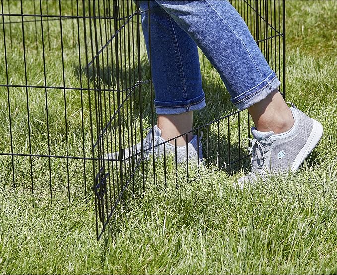 MidWest Homes for Pets Folding Metal Dog Exercise Pen, Indoor/Outdoor Playpen - Image 6