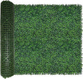 Artificial Boxwood Roll: 40x120 in UV-Anti Faux Ivy Boxwood Hedge Leaf Grass by ODTORYHOME