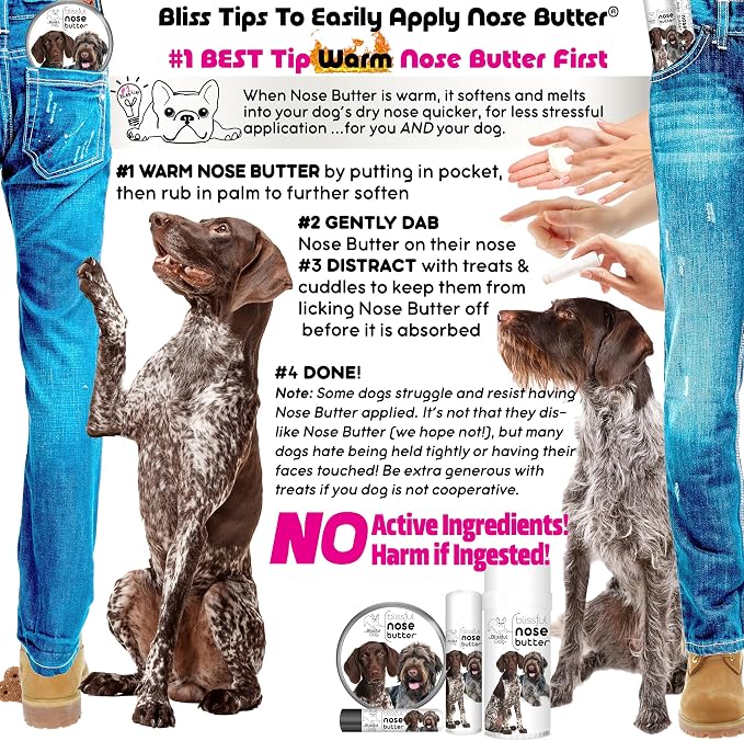 The Blissful Dog German Shorthaired Pointer Unscented Nose Butter - Image 4